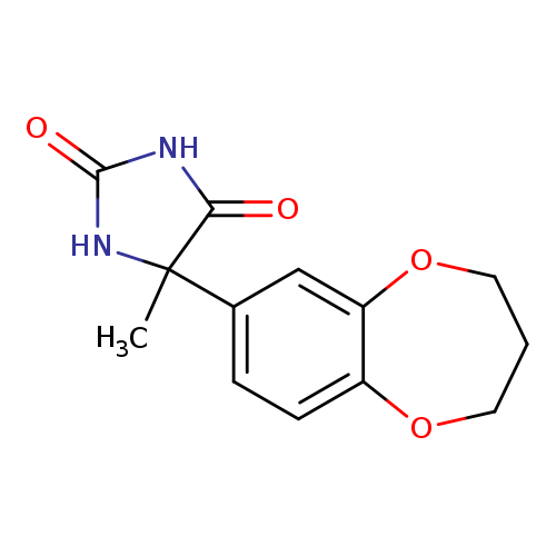 5-(3,4-dihydro-2H-1,5-benzodioxepin-7-yl)-5-methylimidazolidine-2,4-dione