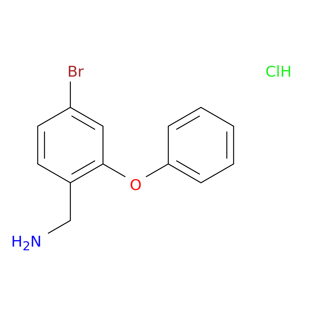 (4-bromo-2-phenoxyphenyl)methanamine hydrochloride