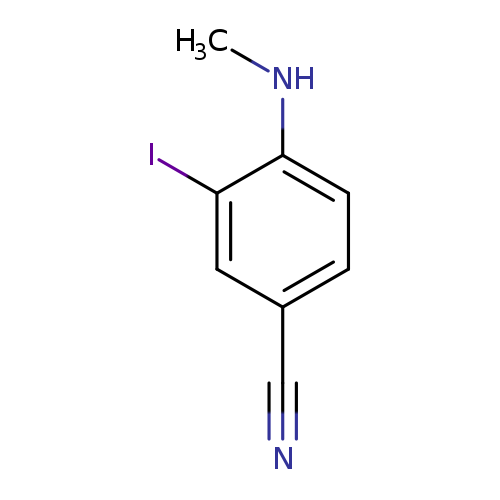 3-Iodo-4-methylamino-benzonitrile