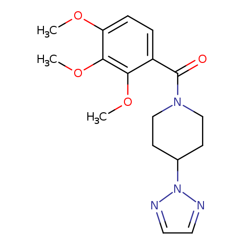 4-(2H-1,2,3-triazol-2-yl)-1-(2,3,4-trimethoxybenzoyl)piperidine