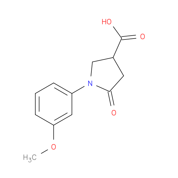 1-(3-Methoxyphenyl)-5-oxo-3-pyrrolidinecarboxylic acid