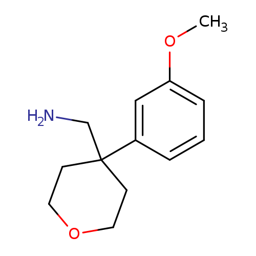 [4-(3-Methoxyphenyl)oxan-4-yl]methanamine