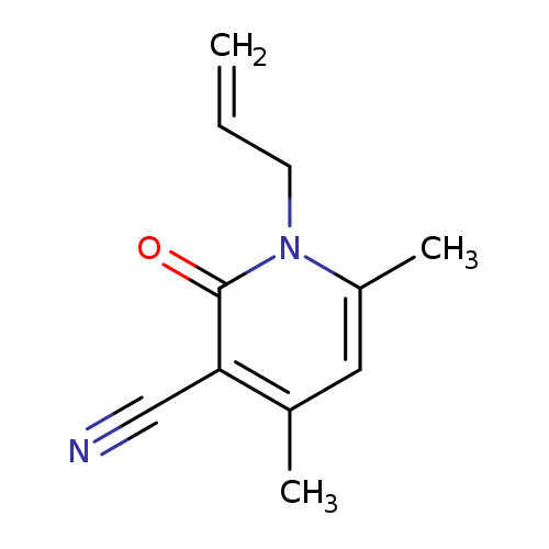 4,6-dimethyl-2-oxo-1-(prop-2-en-1-yl)-1,2-dihydropyridine-3-carbonitrile