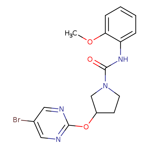 3-[(5-bromopyrimidin-2-yl)oxy]-N-(2-methoxyphenyl)pyrrolidine-1-carboxamide