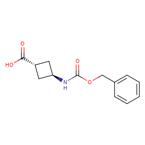 Cyclobutanecarboxylic acid, 3-[[(phenylmethoxy)carbonyl]amino]-, trans-