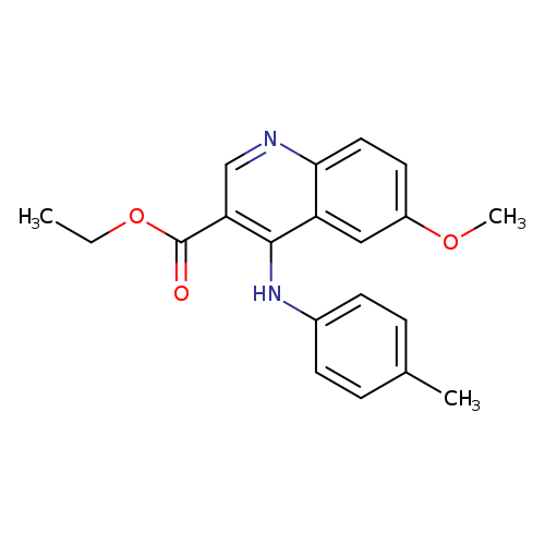 ethyl 6-methoxy-4-[(4-methylphenyl)amino]quinoline-3-carboxylate