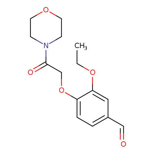 3-ethoxy-4-[2-(morpholin-4-yl)-2-oxoethoxy]benzaldehyde