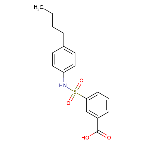 3-[(4-butylphenyl)sulfamoyl]benzoic acid