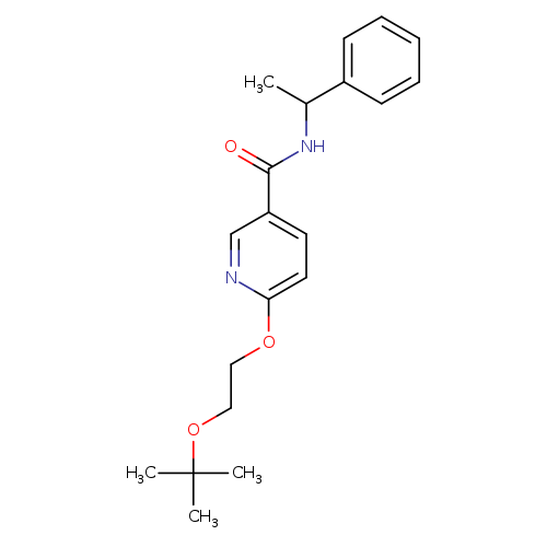 6-[2-(tert-butoxy)ethoxy]-N-(1-phenylethyl)pyridine-3-carboxamide