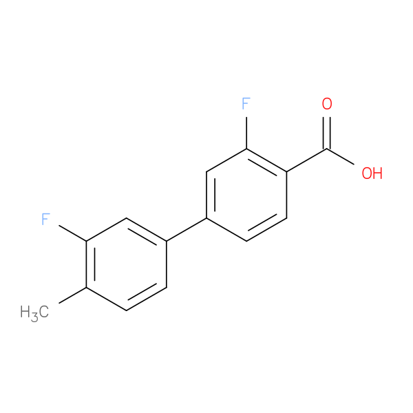 2-Fluoro-4-(3-fluoro-4-methylphenyl)benzoic acid