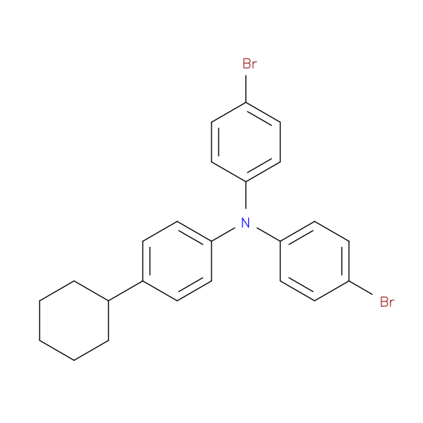 4,4'-Dibromo-4''-cyclohexyltriphenylamine