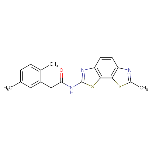 2-(2,5-dimethylphenyl)-N-{11-methyl-3,12-dithia-5,10-diazatricyclo[7.3.0.0^{2,6}]dodeca-1(9),2(6),4,7,10-pentaen-4-yl}acetamide