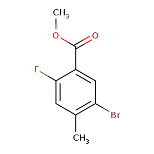 Benzoic acid, 4-Methyl-2-fluoro-5-broMo-, Methylester