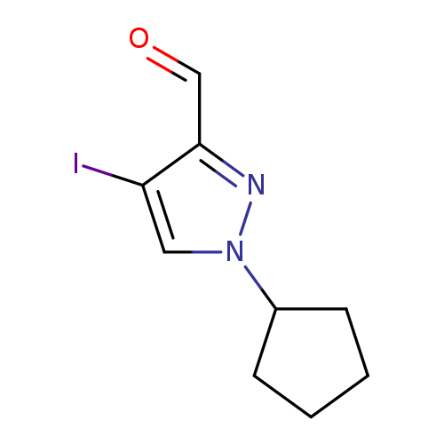 1-cyclopentyl-4-iodo-1H-pyrazole-3-carbaldehyde