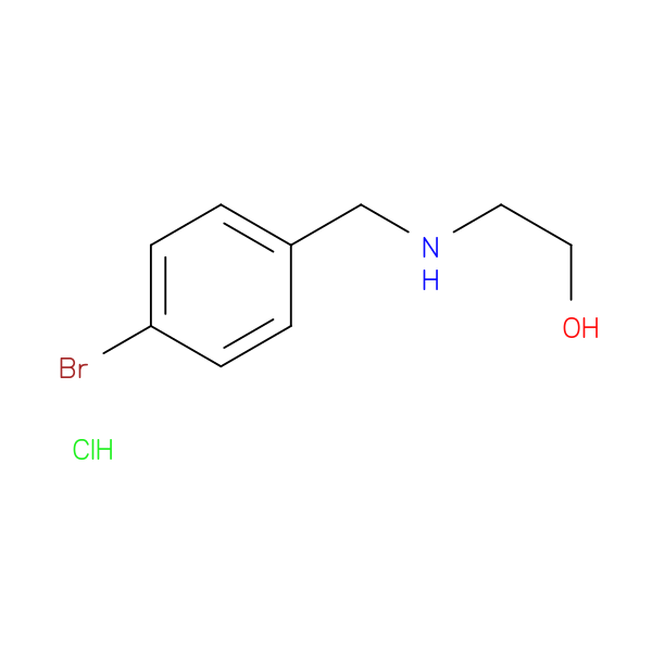 Ethanol, 2-(p-bromobenzylamino)-, hydrochloride