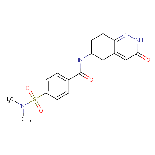 4-(dimethylsulfamoyl)-N-(3-oxo-2,3,5,6,7,8-hexahydrocinnolin-6-yl)benzamide