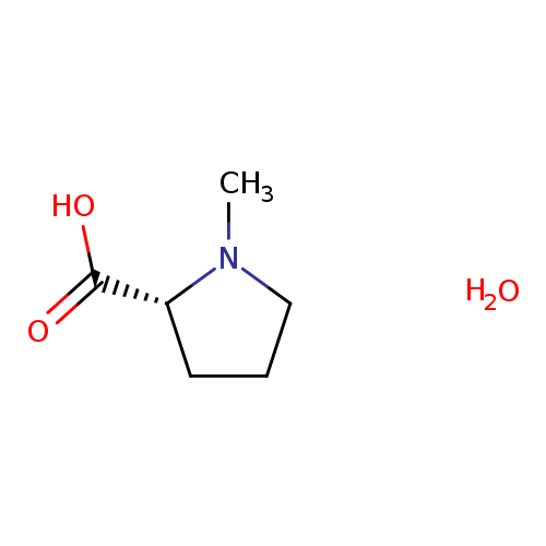 D-Proline, 1-methyl-, hydrate (1:1)