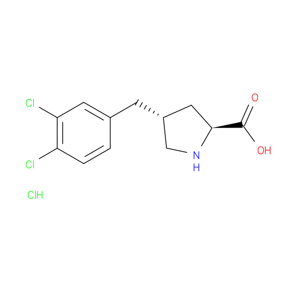 (2S,4R)-4-(3,4-Dichlorobenzyl)pyrrolidine-2-carboxylic acid hydrochloride