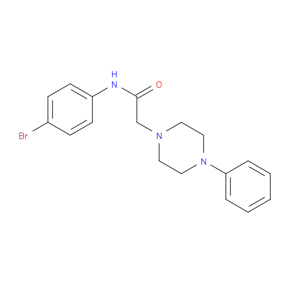N-(4-Bromophenyl)-2-(4-phenylpiperazin-1-yl)acetamide