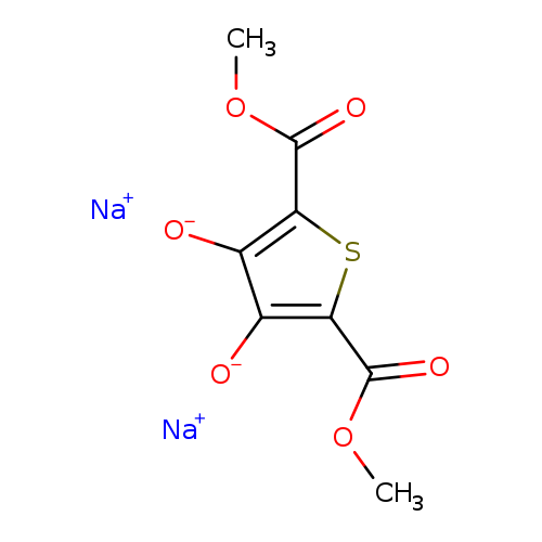 2,5-Thiophenedicarboxylic acid, 3,4-dihydroxy-, 2,5-dimethyl ester, sodium salt