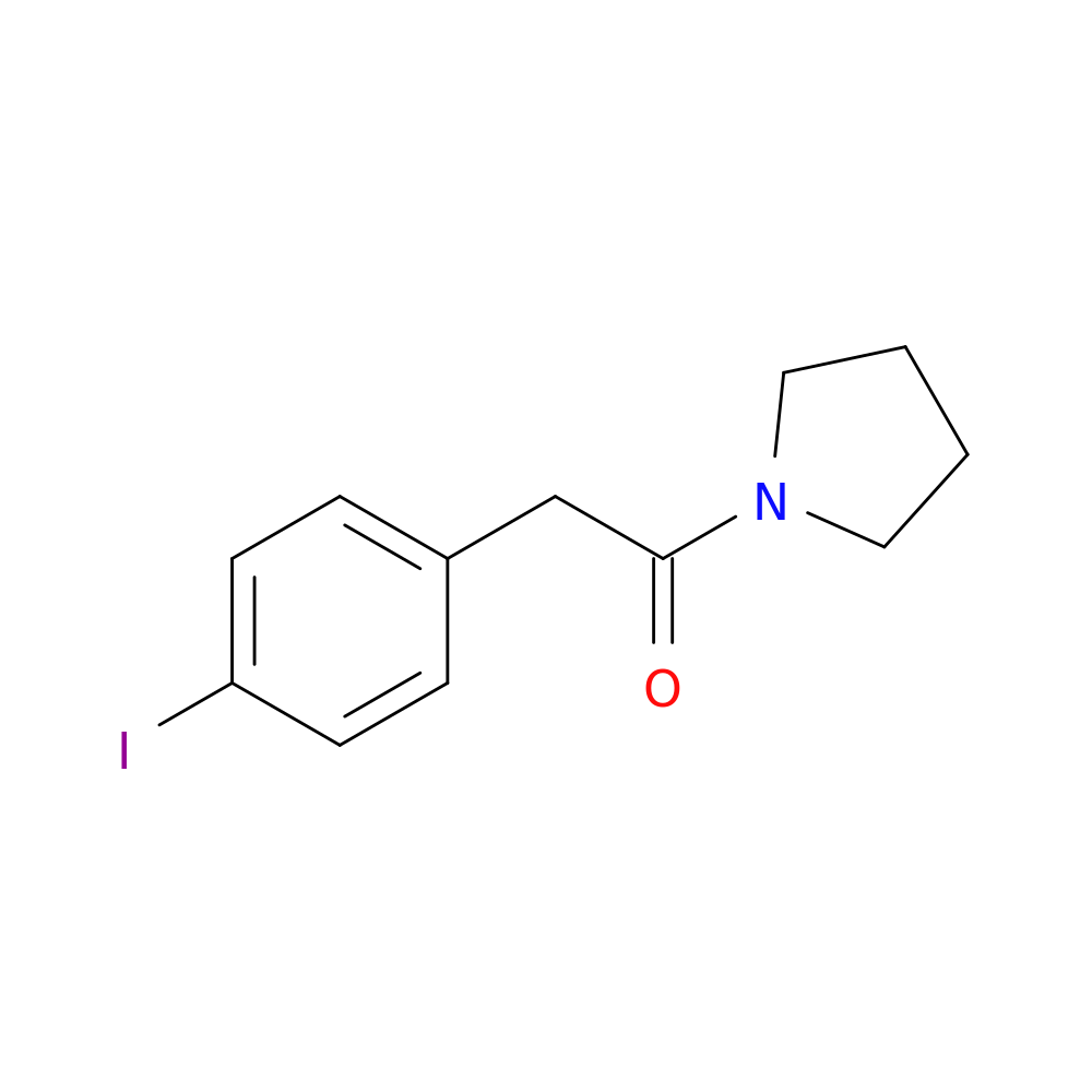 2-(4-Iodophenyl)-1-(pyrrolidin-1-yl)ethanone