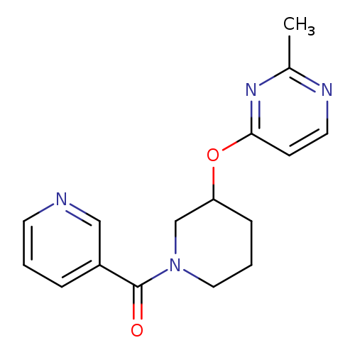 2-methyl-4-{[1-(pyridine-3-carbonyl)piperidin-3-yl]oxy}pyrimidine