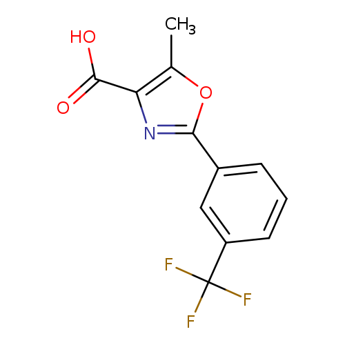 5-methyl-2-[3-(trifluoromethyl)phenyl]-1,3-oxazole-4-carboxylic acid