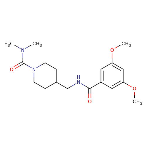 4-{[(3,5-dimethoxyphenyl)formamido]methyl}-N,N-dimethylpiperidine-1-carboxamide