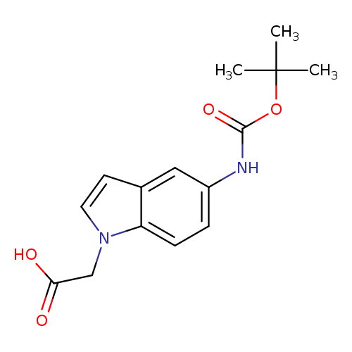 2-(5-{[(tert-butoxy)carbonyl]amino}-1H-indol-1-yl)acetic acid