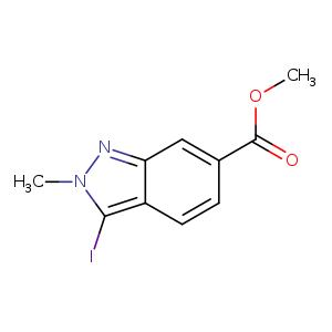 Methyl 3-iodo-2-methyl-2H-indazole-6-carboxylate