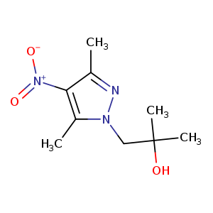 1-(3,5-DIMETHYL-4-NITRO-1H-PYRAZOL-1-YL)-2-METHYLPROPAN-2-OL