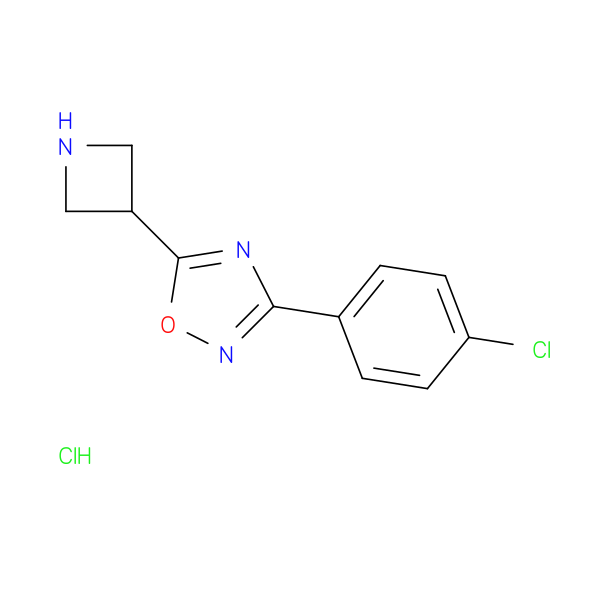 5-AZETIDIN-3-YL-3-(4-CHLOROPHENYL)-1,2,4-OXADIAZOLE HYDROCHLORIDE