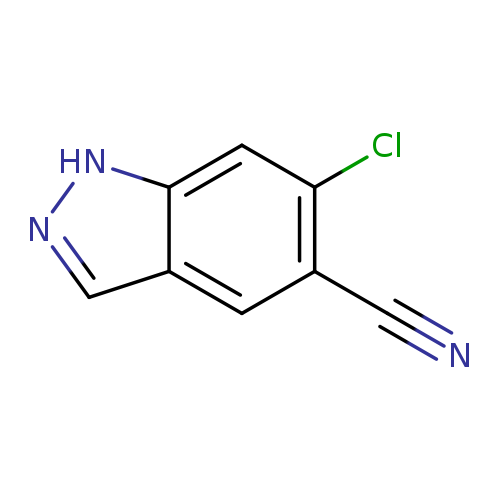 1H-Indazole-5-carbonitrile, 6-chloro-