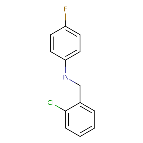 N-[(2-chlorophenyl)methyl]-4-fluoroaniline