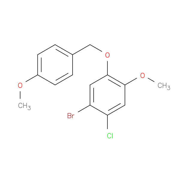 1-Bromo-2-chloro-4-methoxy-5-[(4-methoxybenzyl)oxy]benzene