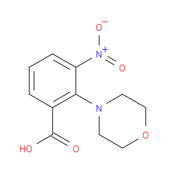 2-(4-Morpholinyl)-3-nitrobenzoic acid