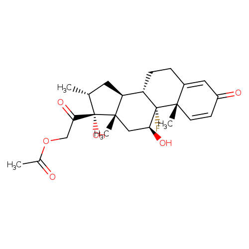 (11b,16a)-9-fluoro-11,17,21-trihydroxy-16-methylpregna-1,4-diene-3,20-dione 21-acetate