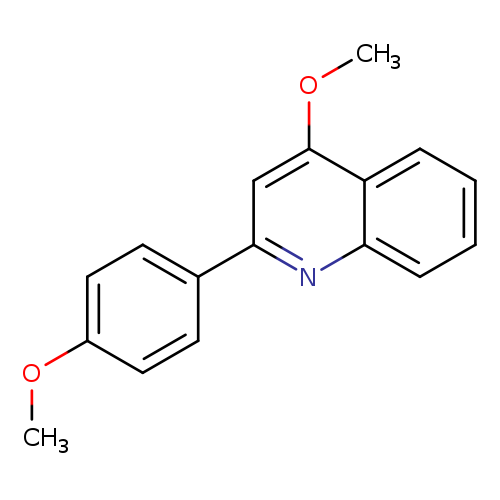Quinoline, 4-methoxy-2-(4-methoxyphenyl)-