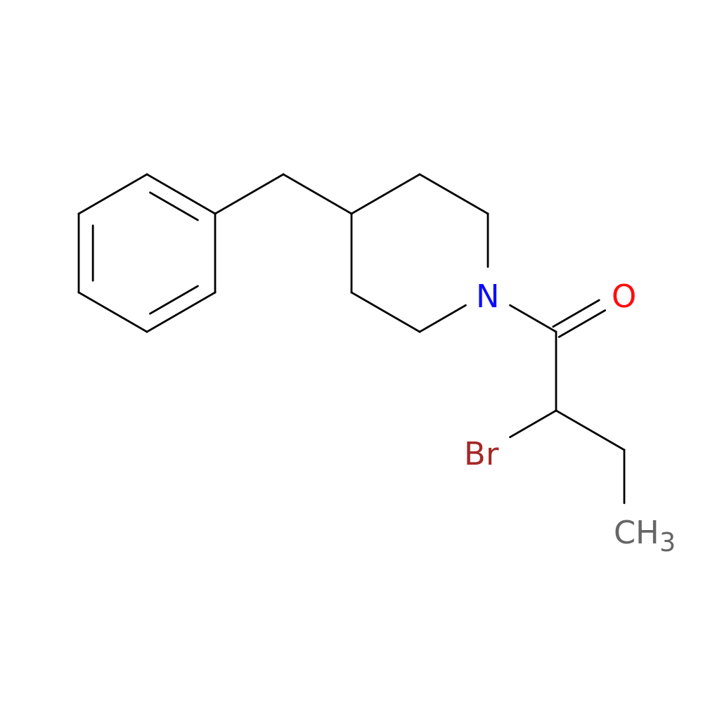 4-Benzyl-1-(2-bromobutanoyl)piperidine