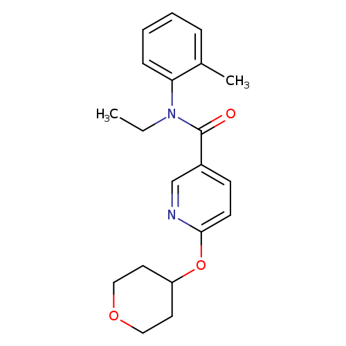 N-ethyl-N-(2-methylphenyl)-6-(oxan-4-yloxy)pyridine-3-carboxamide
