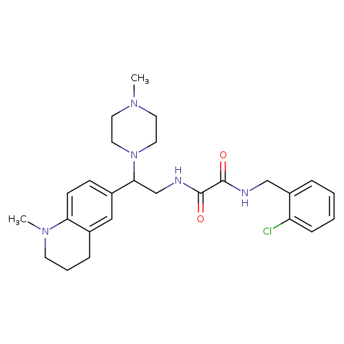 N'-[(2-chlorophenyl)methyl]-N-[2-(1-methyl-1,2,3,4-tetrahydroquinolin-6-yl)-2-(4-methylpiperazin-1-yl)ethyl]ethanediamide