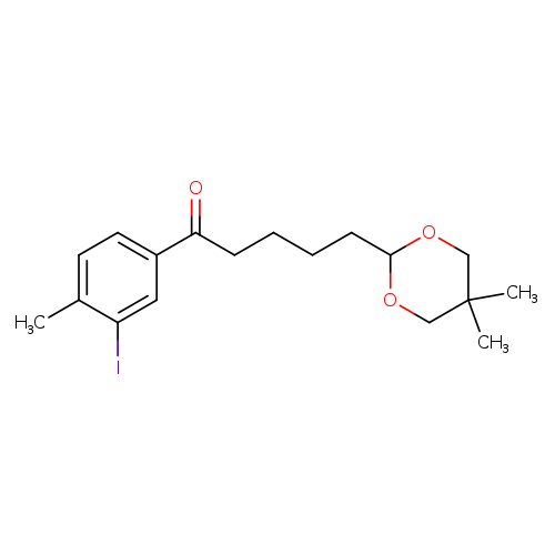 5-(5,5-Dimethyl-1,3-dioxan-2-yl)-3'-iodo-4'-methylvalerophenone