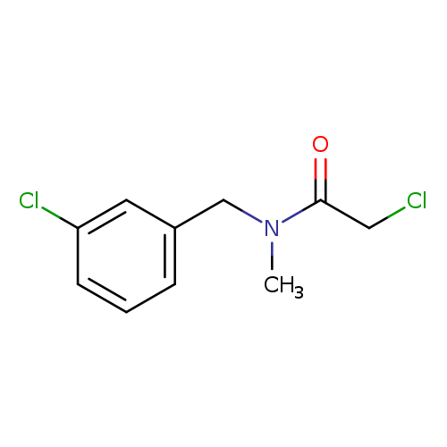 2-chloro-N-[(3-chlorophenyl)methyl]-N-methylacetamide