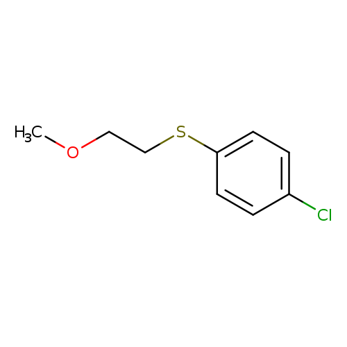 1-(2-Methoxy-ethylsulfanyl)-4-chlorobenzene