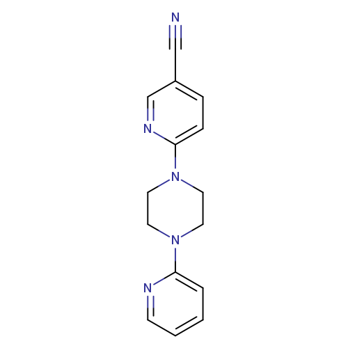 6-[4-(pyridin-2-yl)piperazin-1-yl]pyridine-3-carbonitrile