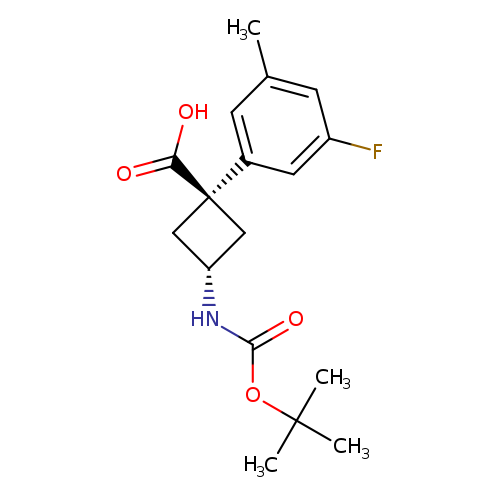 rac-(1r,3r)-3-{[(tert-butoxy)carbonyl]amino}-1-(3-fluoro-5-methylphenyl)cyclobutane-1-carboxylic acid