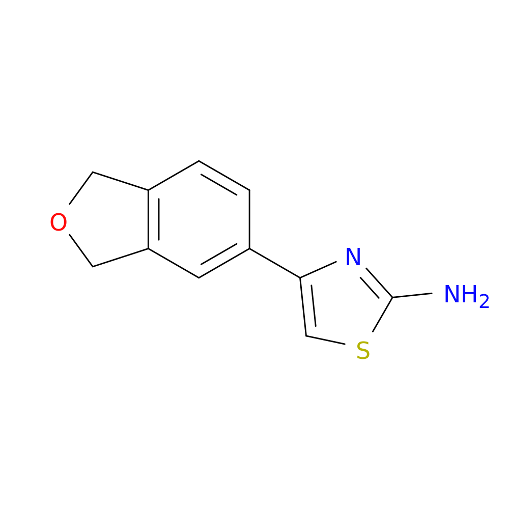 4-(1,3-dihydro-2-benzofuran-5-yl)-1,3-thiazol-2-amine
