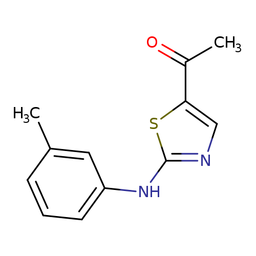 1-{2-[(3-methylphenyl)amino]-1,3-thiazol-5-yl}ethan-1-one