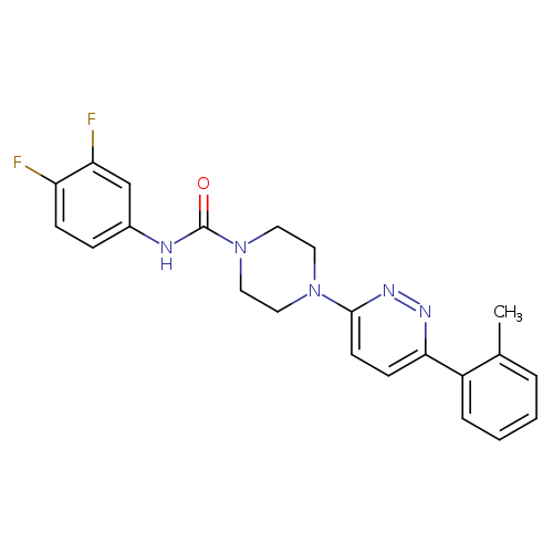 N-(3,4-difluorophenyl)-4-[6-(2-methylphenyl)pyridazin-3-yl]piperazine-1-carboxamide