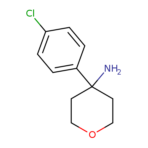 4-(4-chlorophenyl)oxan-4-amine